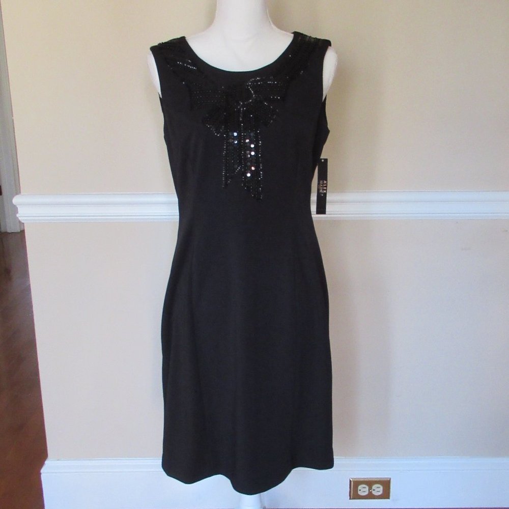 Alex Marie Cocktail Dress - Black - Size 8P